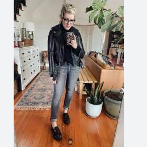 Franco Sarto Carolynn Tassel Loafer Black Suede - Picture 8 of 9